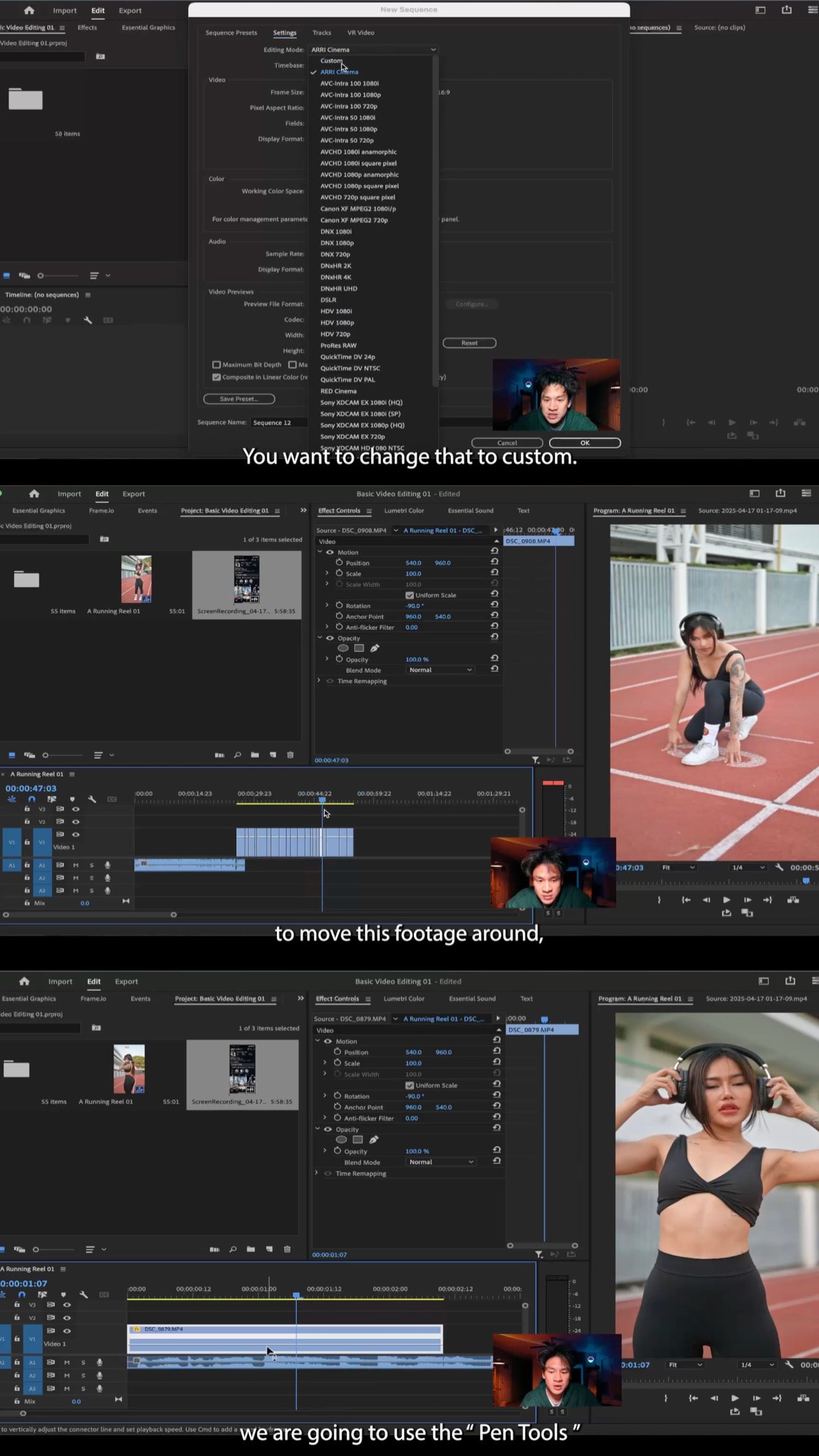 Class 01 Run & Cut: Step By Step Editing Class with Raw Footage [Adobe Premiere Pro]