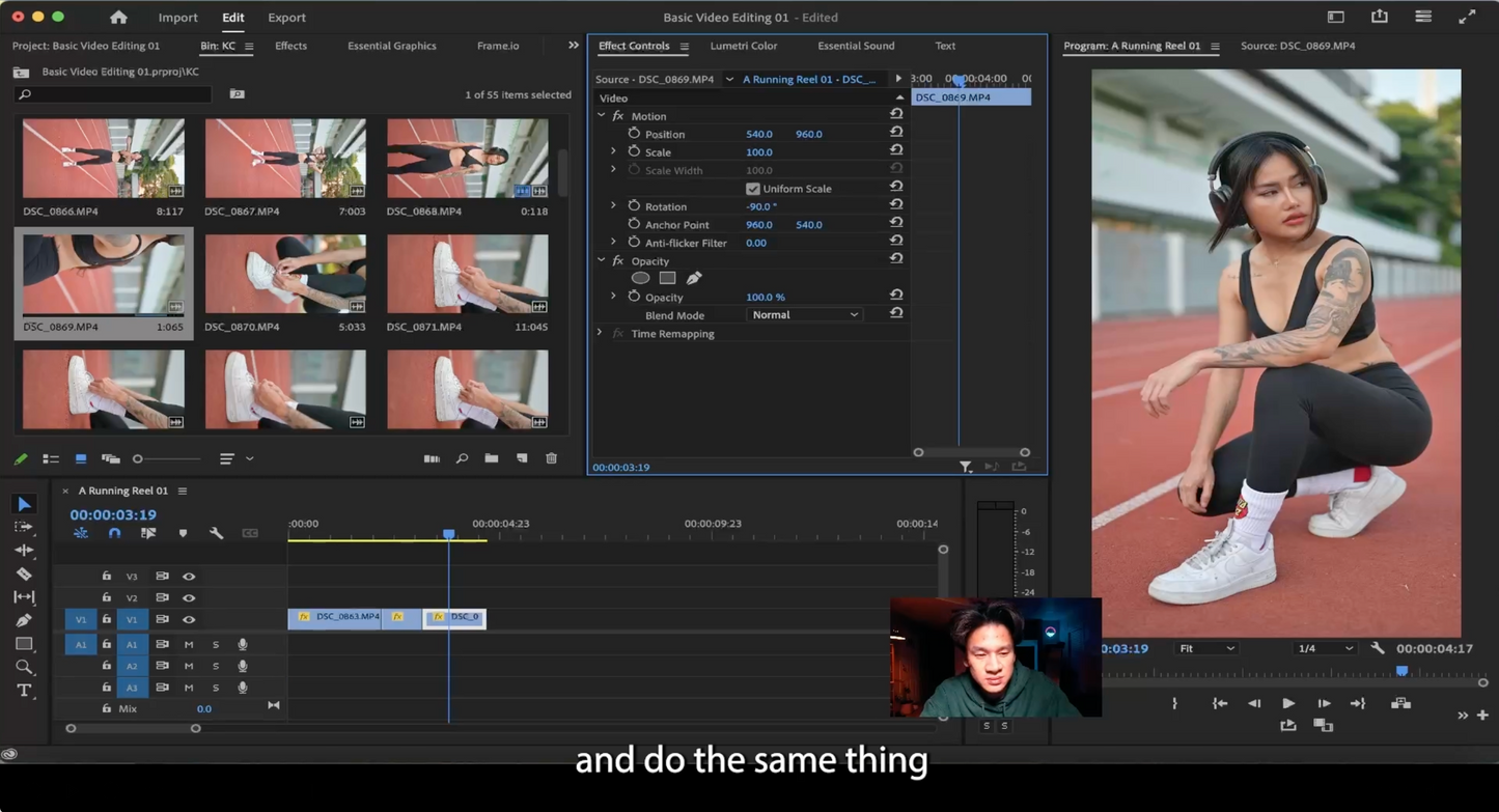 Class 01 Run & Cut: Step By Step Editing Class with Raw Footage [Adobe Premiere Pro]